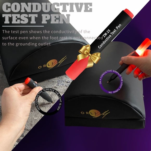 Grounding Foot Rest for Under Desk at Work,Foot Stool for Office Use - Picture 8 of 10